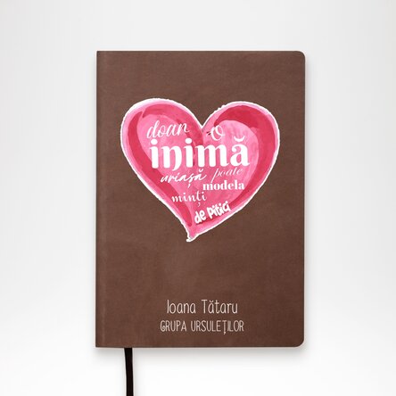 Agendă personalizată cu nume - Educatoare