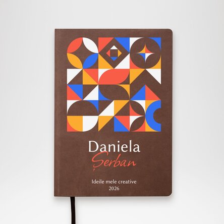 Agendă personalizată cu text - Idei creative