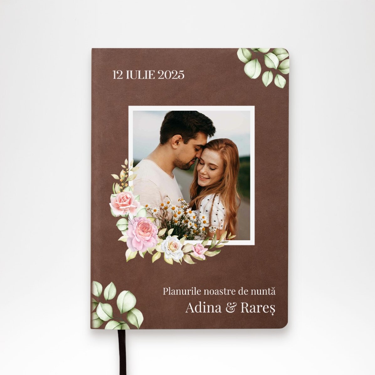Agendă personalizată cu text - Planuri de nuntă