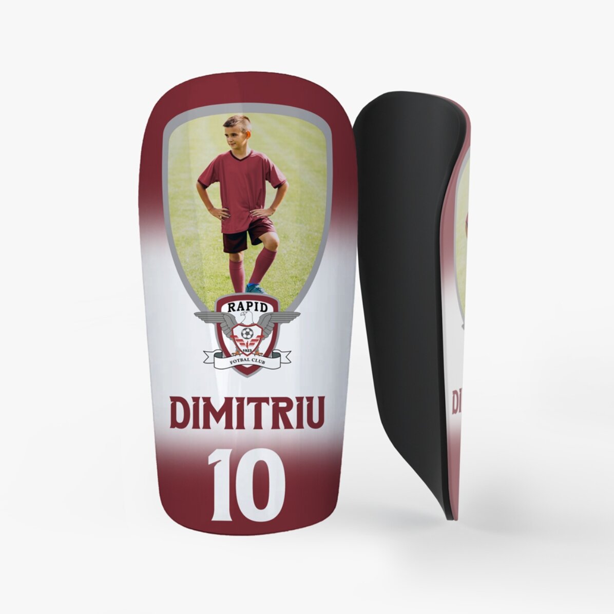 Apărători de fotbal FC Rapid personalizate cu poze și text 