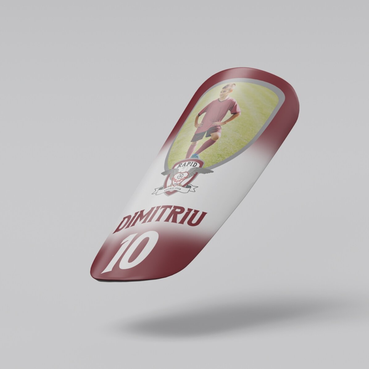 Apărători de fotbal FC Rapid personalizate cu poze și text 