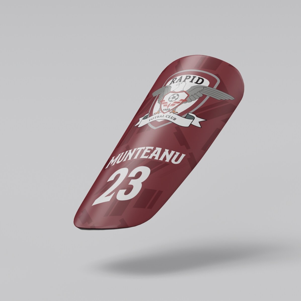 Apărători de fotbal FC Rapid personalizate cu text - Pattern 2024/2025