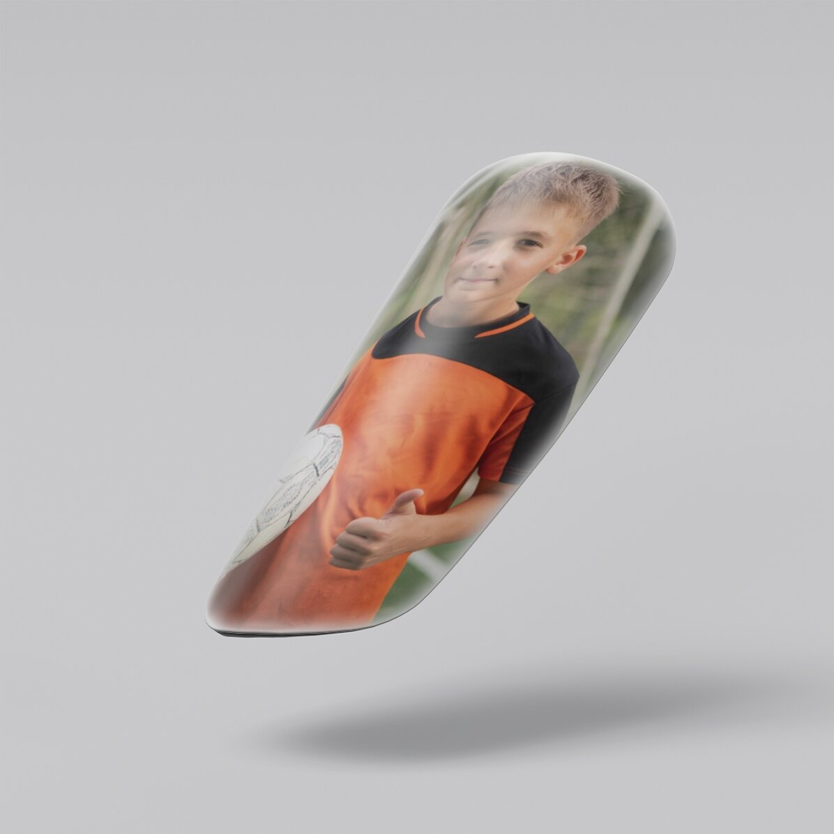 Персонализирани футболни защитници с 2 снимки