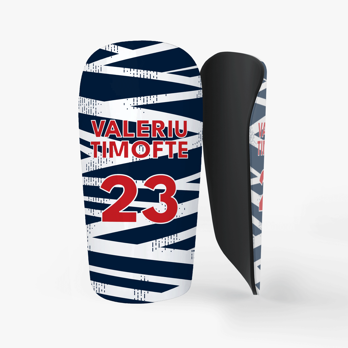 Apărători de fotbal personalizate cu text - Culorile echipei tale