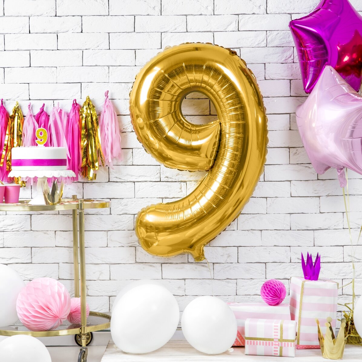 Baloane - Cifre aurii 86cm