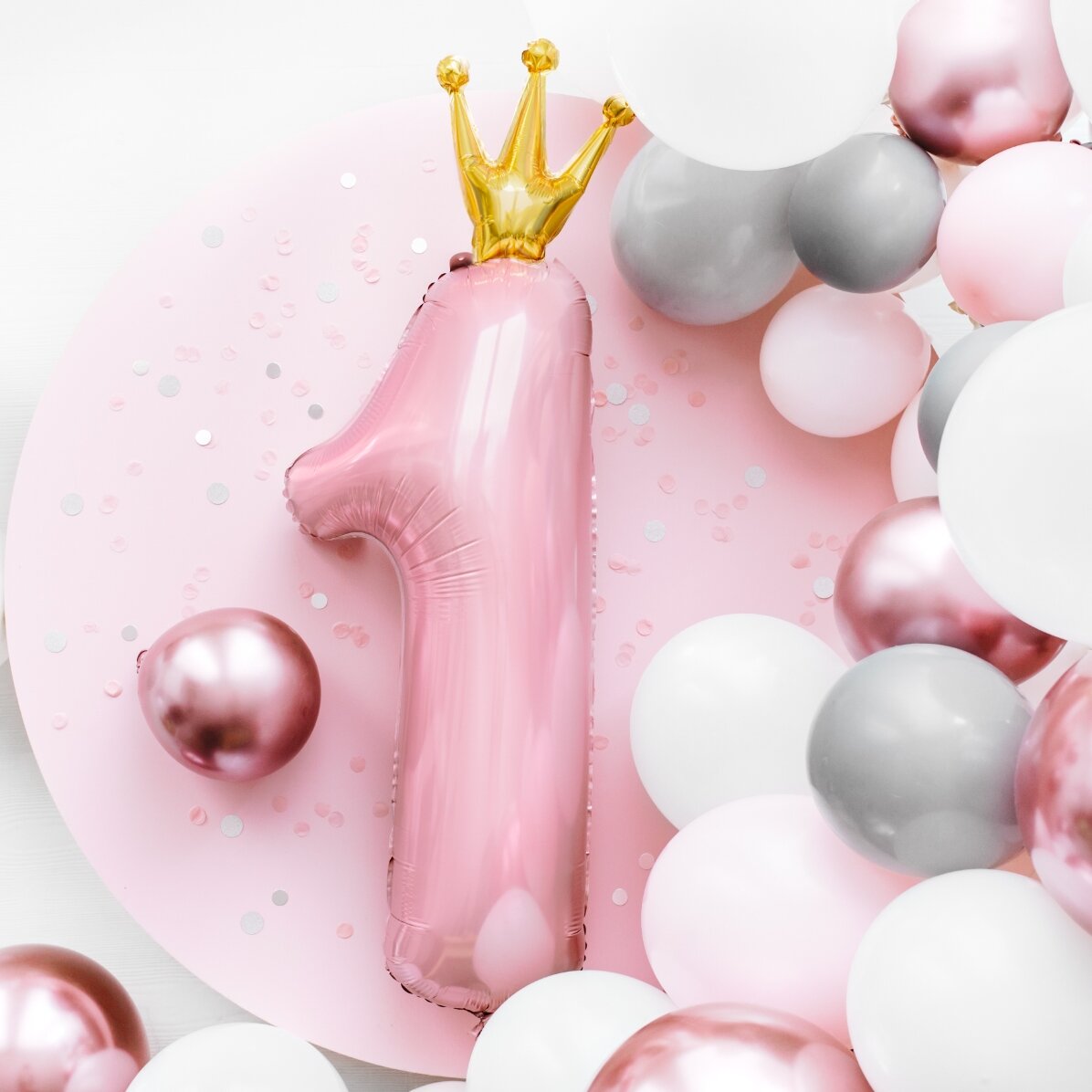 Balon cifra 1 - Princess