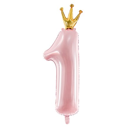 Balon cifra 1 - Princess