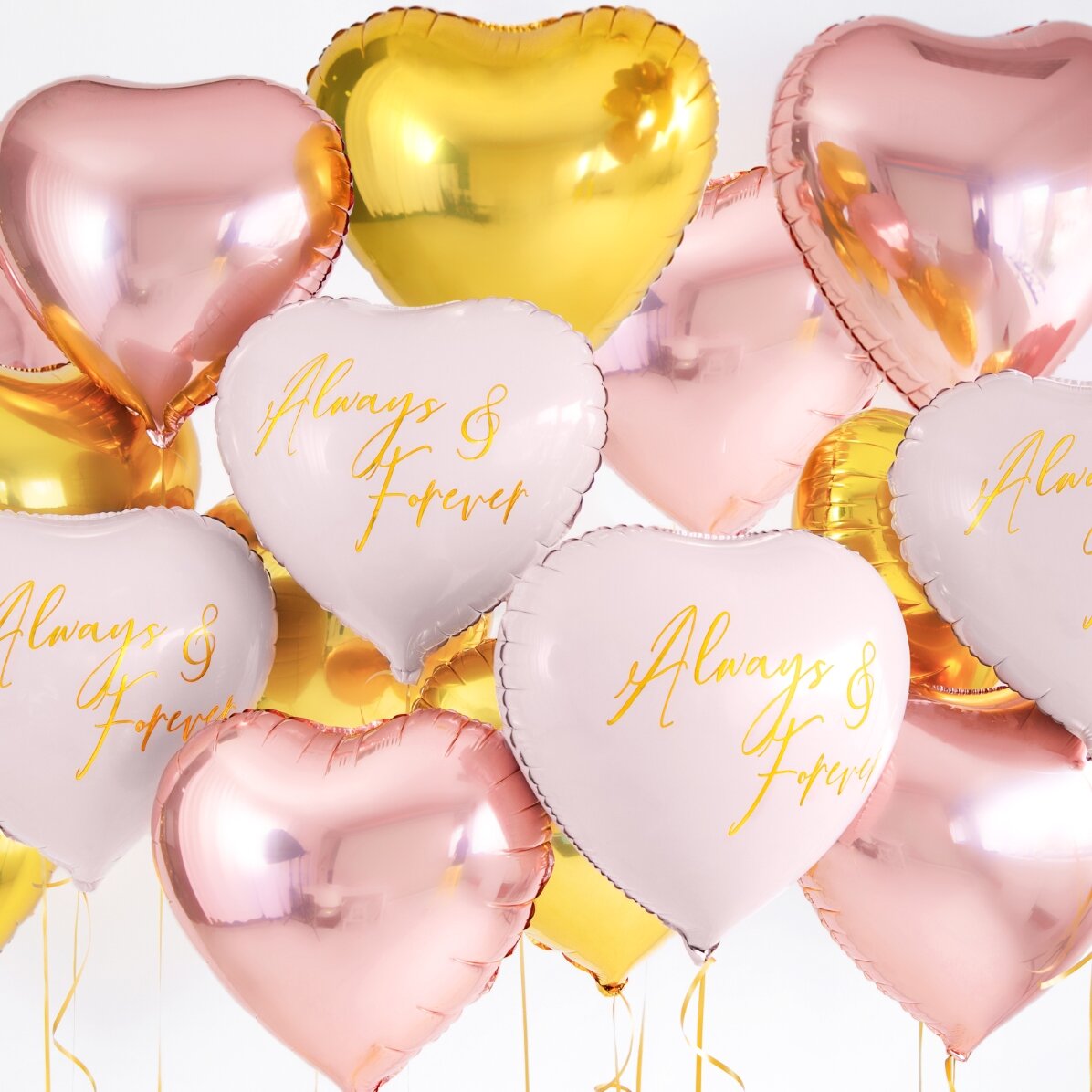 Balon - Inimă aurie 45cm 