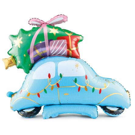 Balon - Mașină de Crăciun
