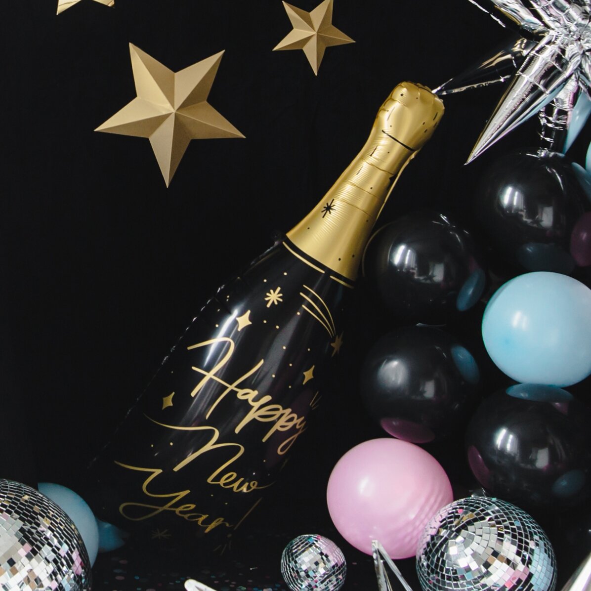 Balon - Sticlă de șampanie