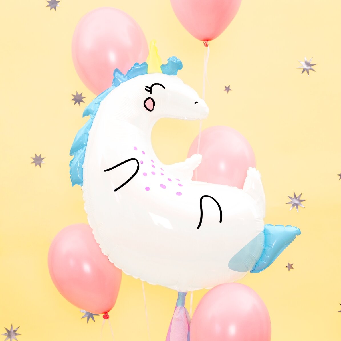 Balon - Unicorn alb