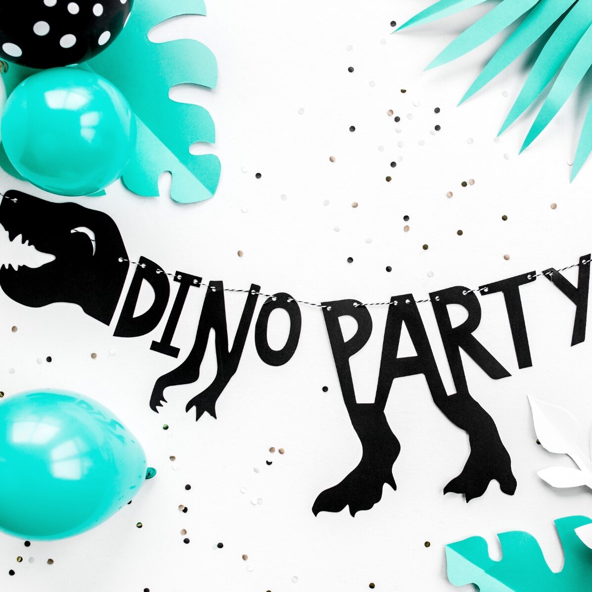 Banner Dinozaur Dino party