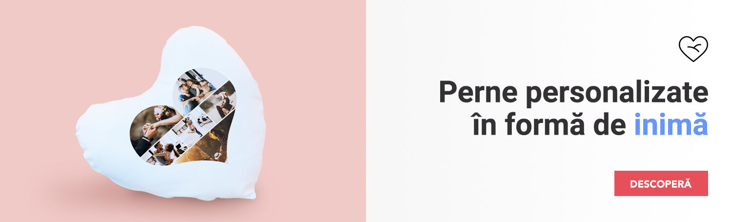 Perne în formă de inimă personalizate