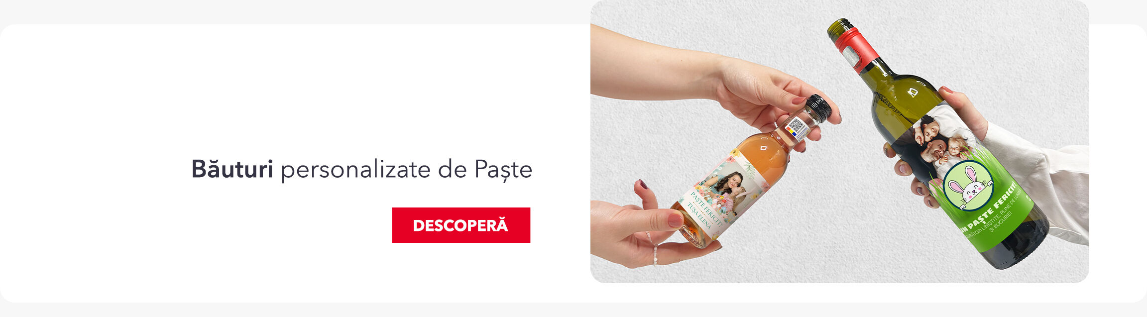 Mini ciocolată personalizată de Paște