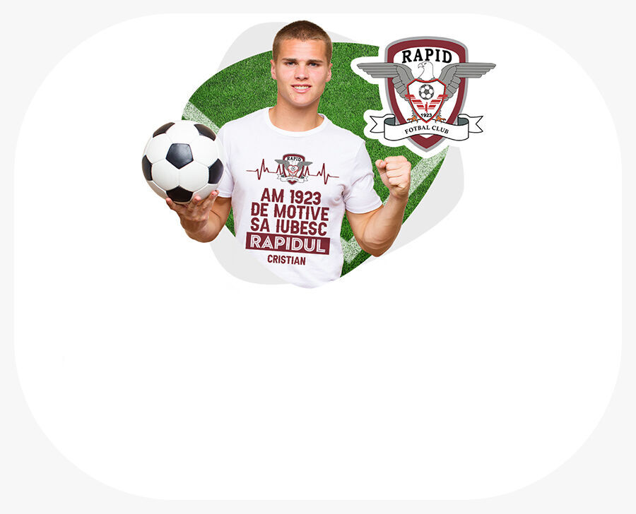 Персонализирани подаръци с официална лицензия - FC Rapid 1923 Букурещ