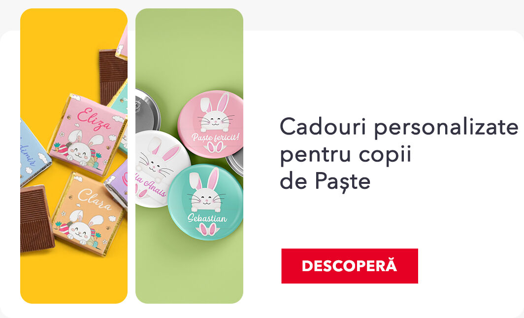 Mini ciocolată personalizată de Paște