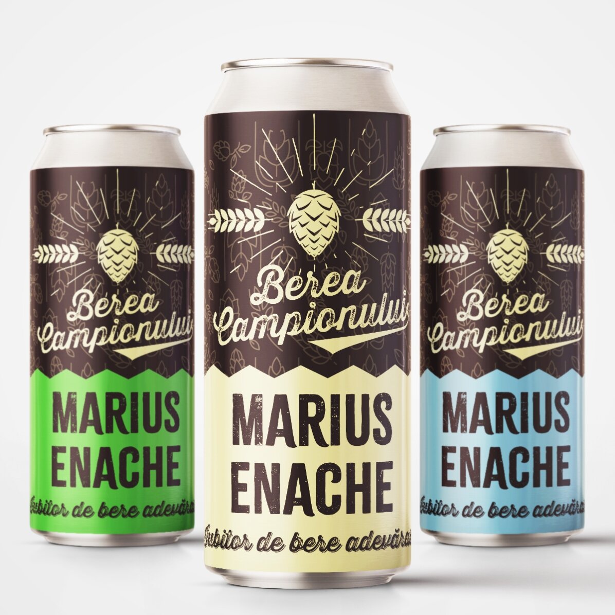 Bere la doză personalizată cu text - Berea campionului