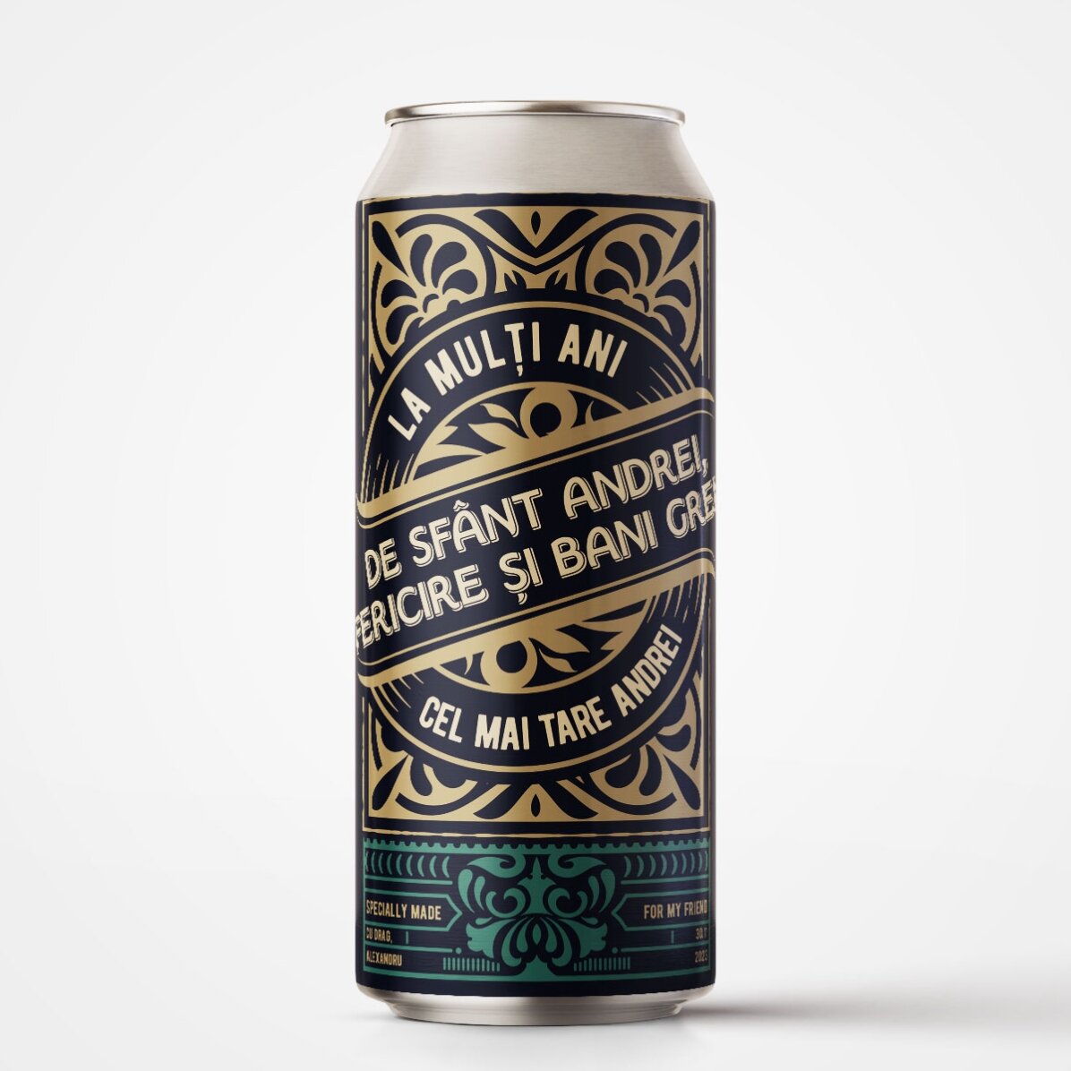 Bere la doză personalizată cu text - For The Best