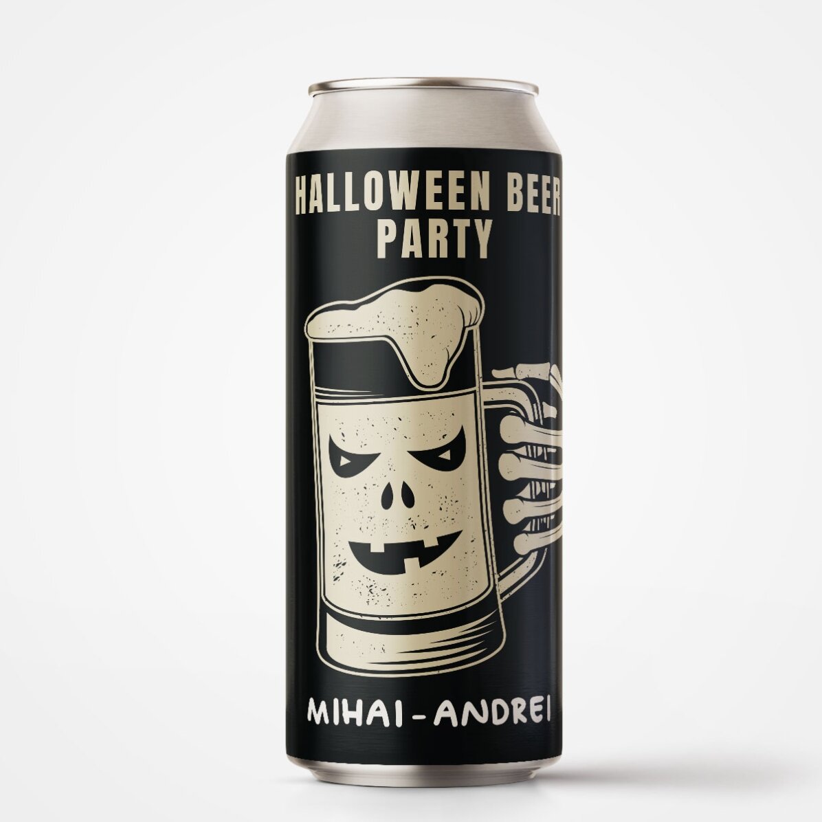 Bere la doză personalizată cu text - Halloween Beer Party