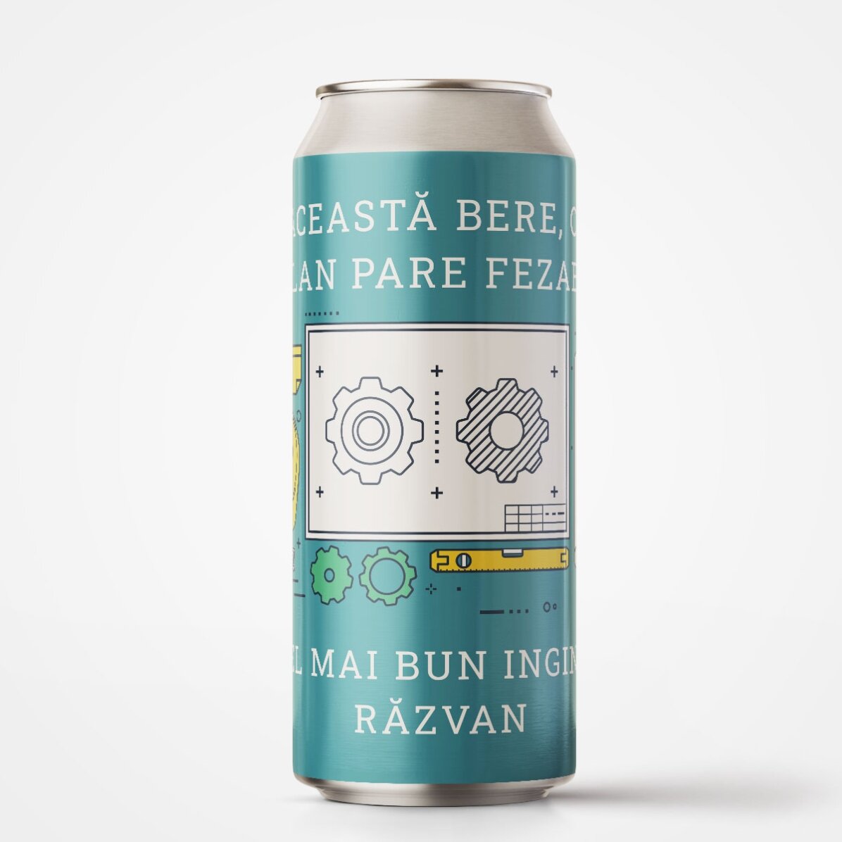 Bere la doză personalizată cu text - Inginer 