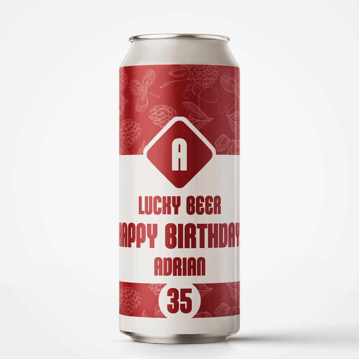 Bere la doză personalizată cu text - Lucky Beer