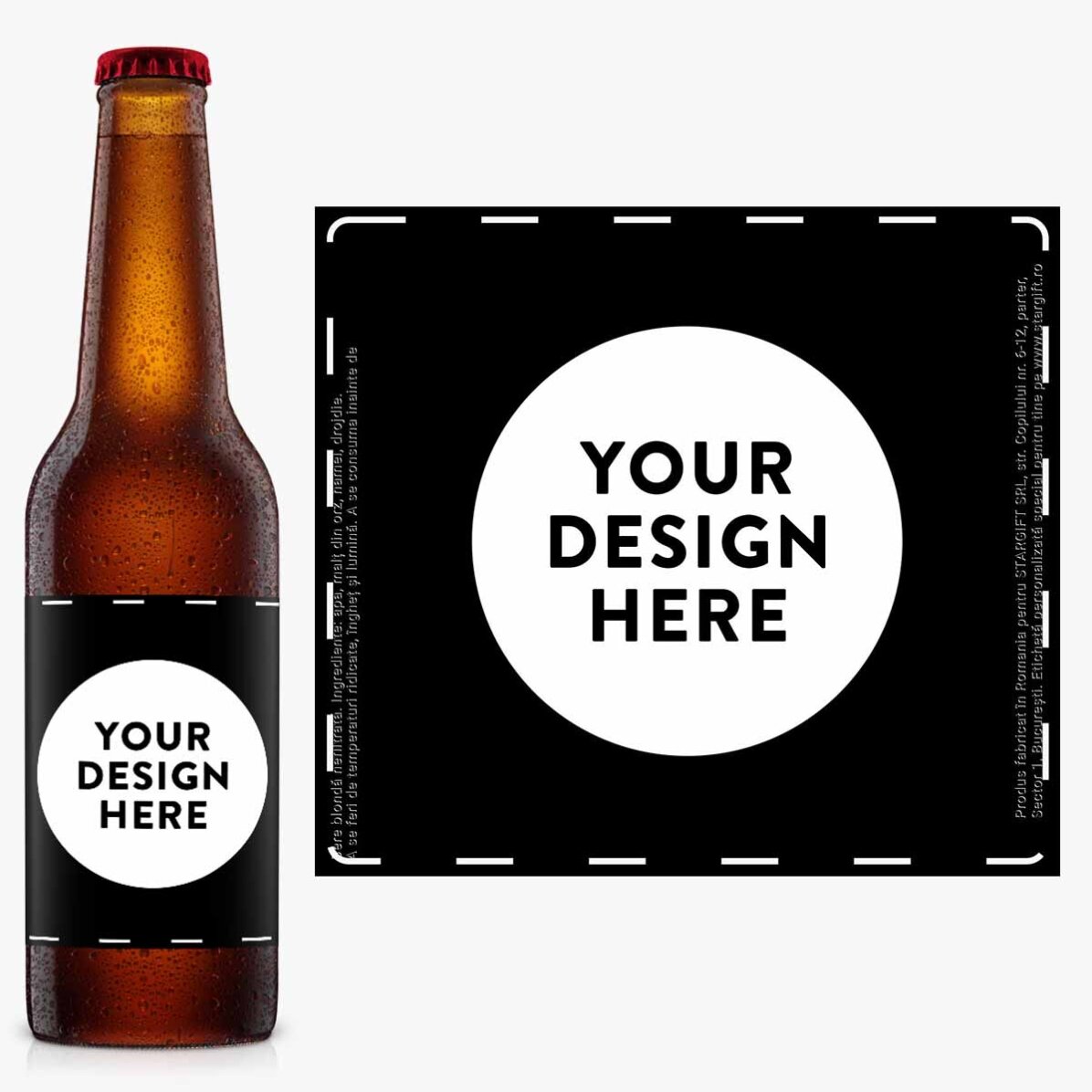 Bere personalizată cu grafica ta