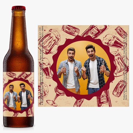 Bere personalizată cu o poză  