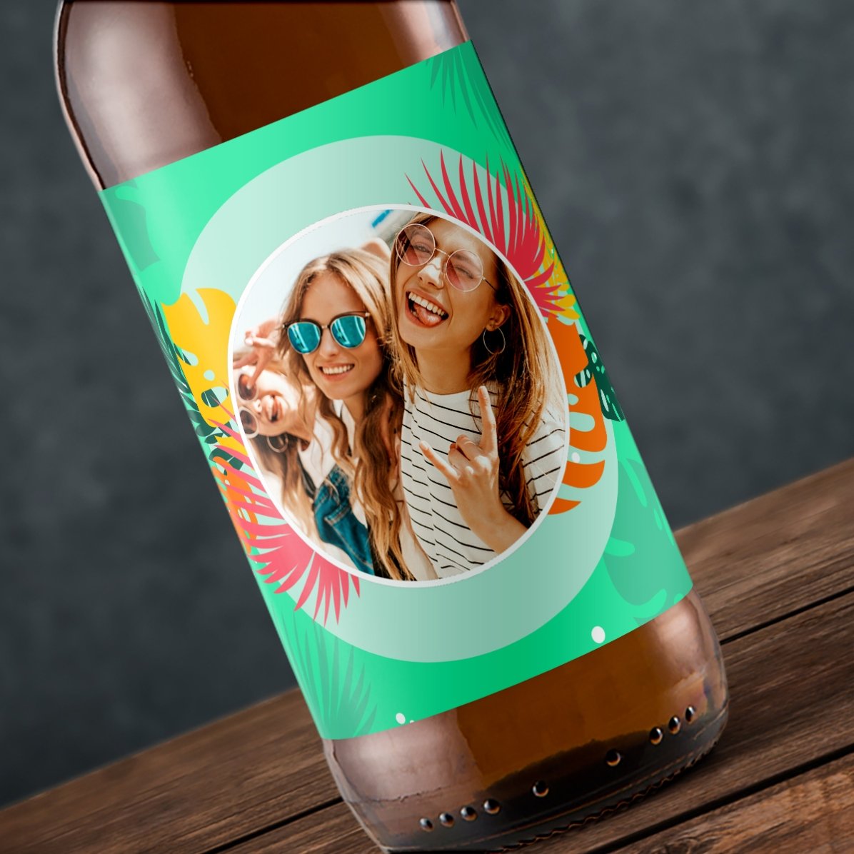 Bere personalizată cu poză - Colourful summer