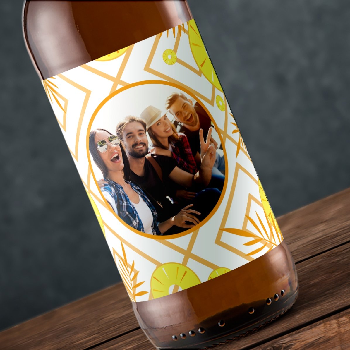 Bere personalizată cu poză - Enjoy the summer