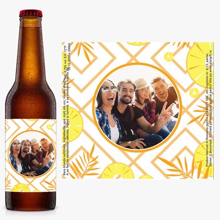 Bere personalizată cu poză - Enjoy the summer