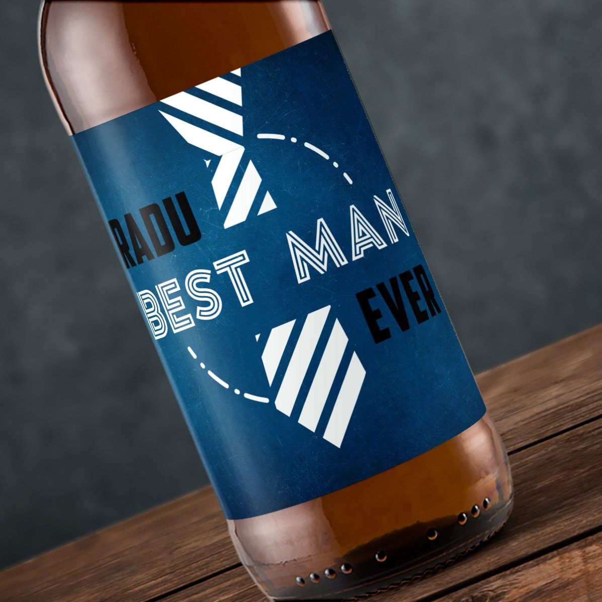 Bere personalizată cu text - Best man