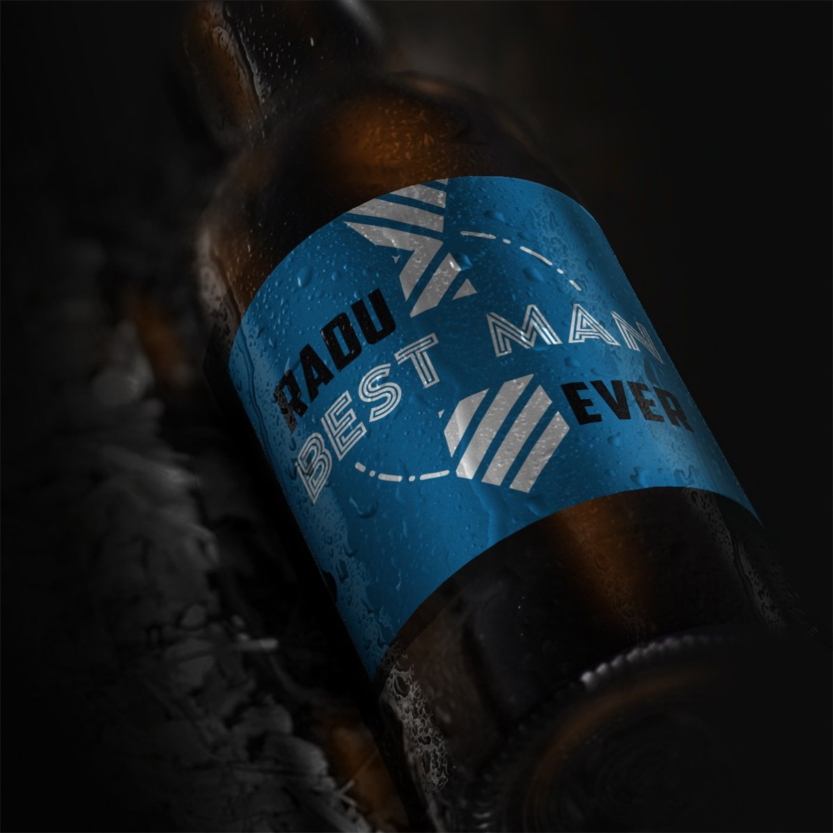 Bere personalizată cu text - Best man