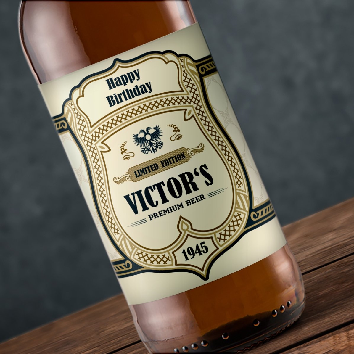 Bere personalizată cu text - Blazon