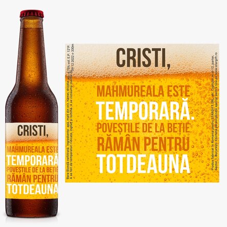 Bere personalizată cu text - Poveștile