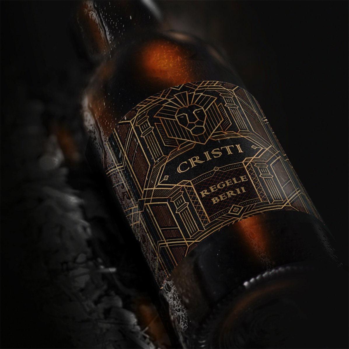 Bere personalizată cu text - Regele berii