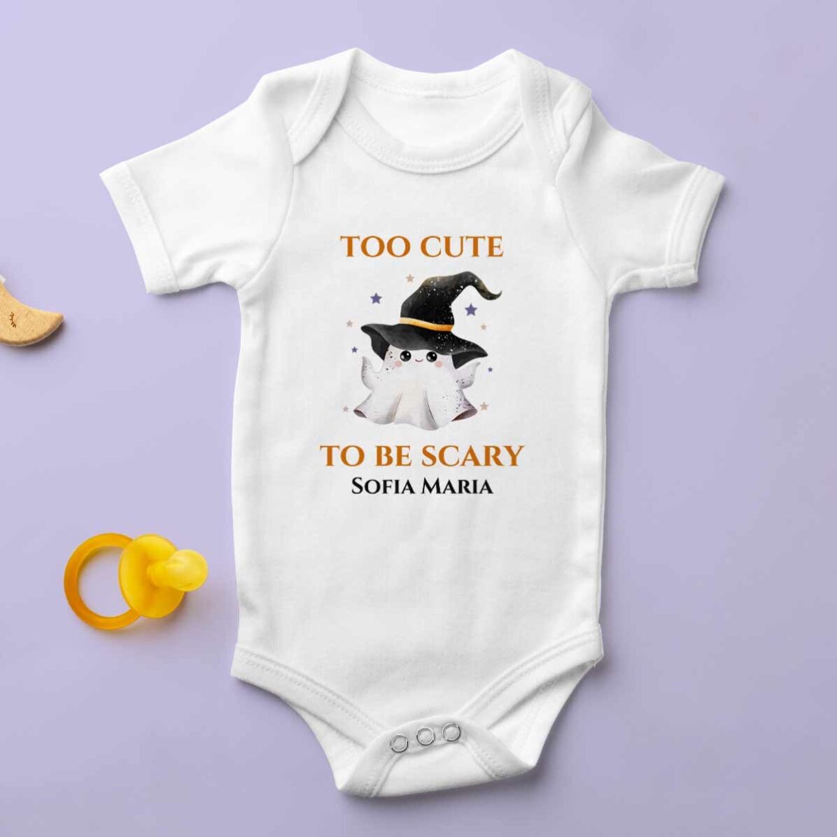 Body pentru copii personalizat cu mesaj - Halloween