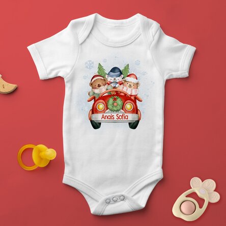 Body pentru copii personalizat cu text - Christmas