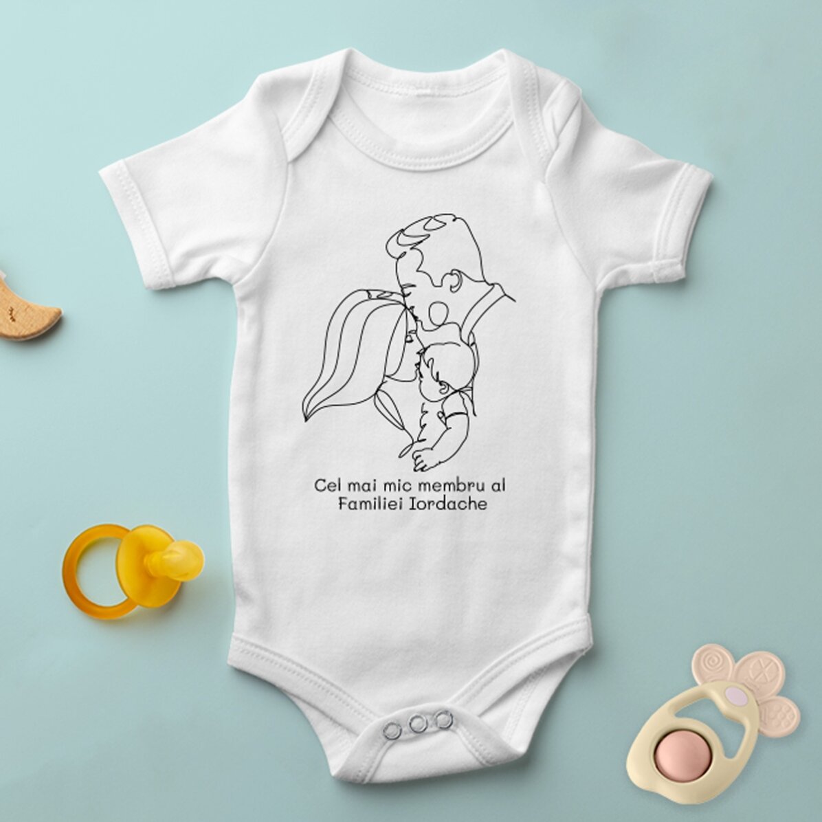 Body pentru copii personalizat cu text - Family