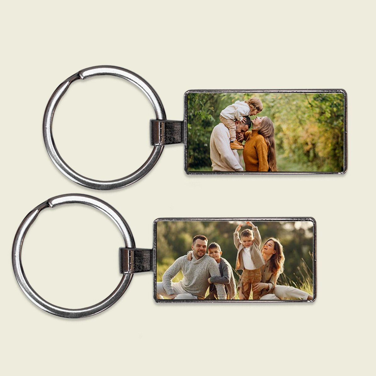 Breloc personalizat cu 2 poze