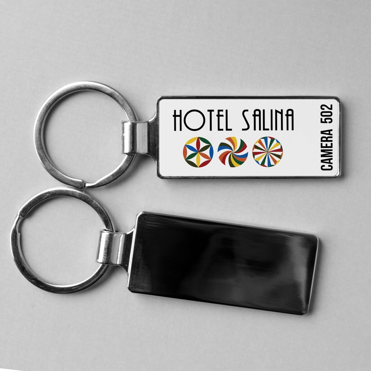 Breloc personalizat cu logo și text