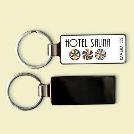 Breloc personalizat cu logo și text