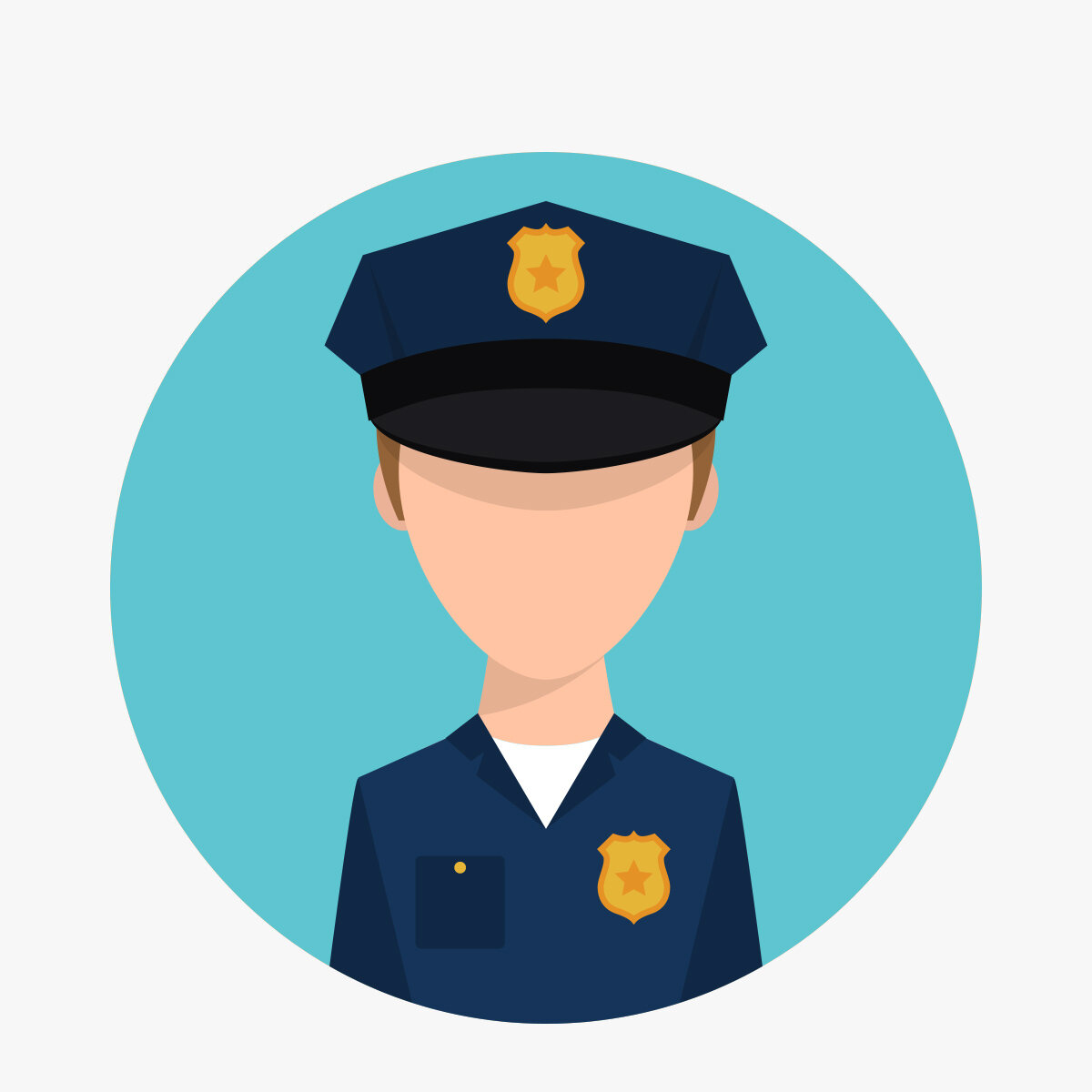 Полицейски служители и пожарникари