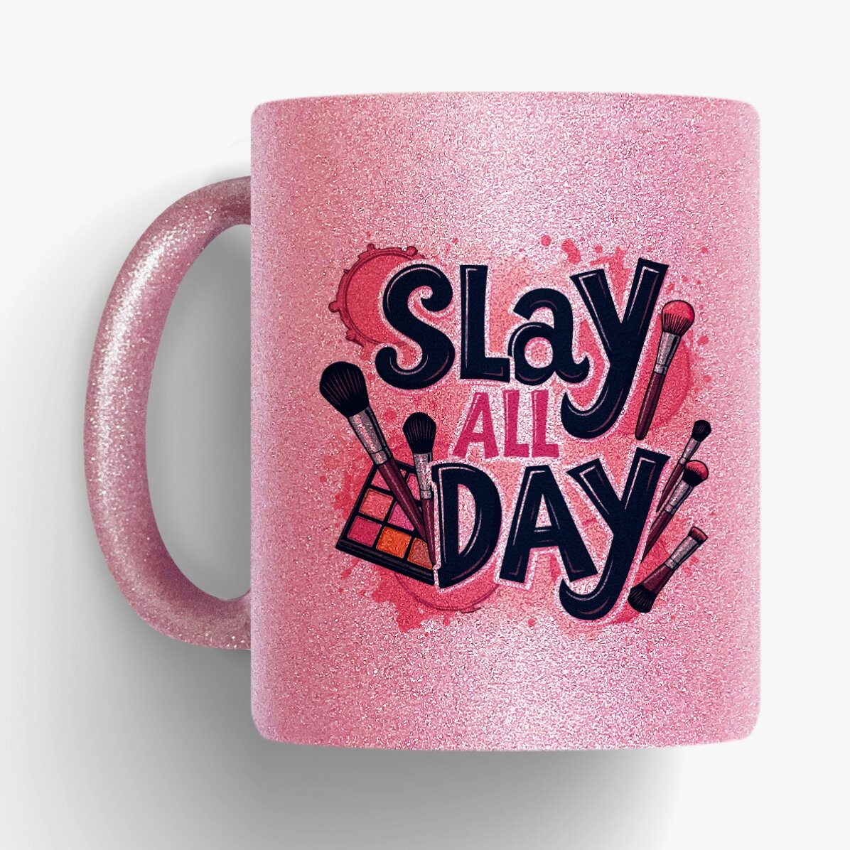 Cană cu glitter personalizată cu text - Slay