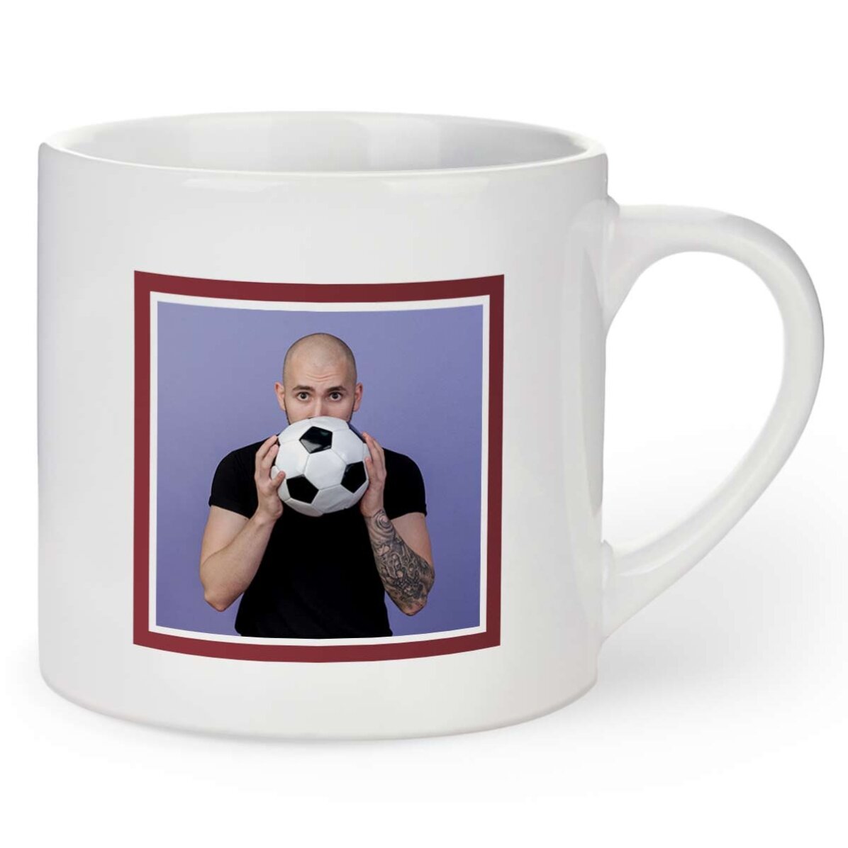 Cană espresso FC Rapid personalizată cu poza 