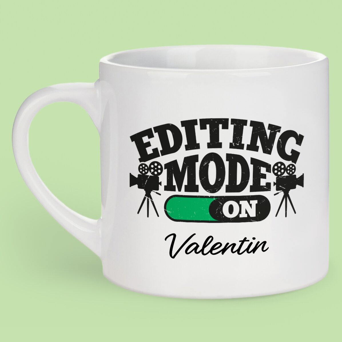 Cană espresso personalizată cu text - Editing mode on