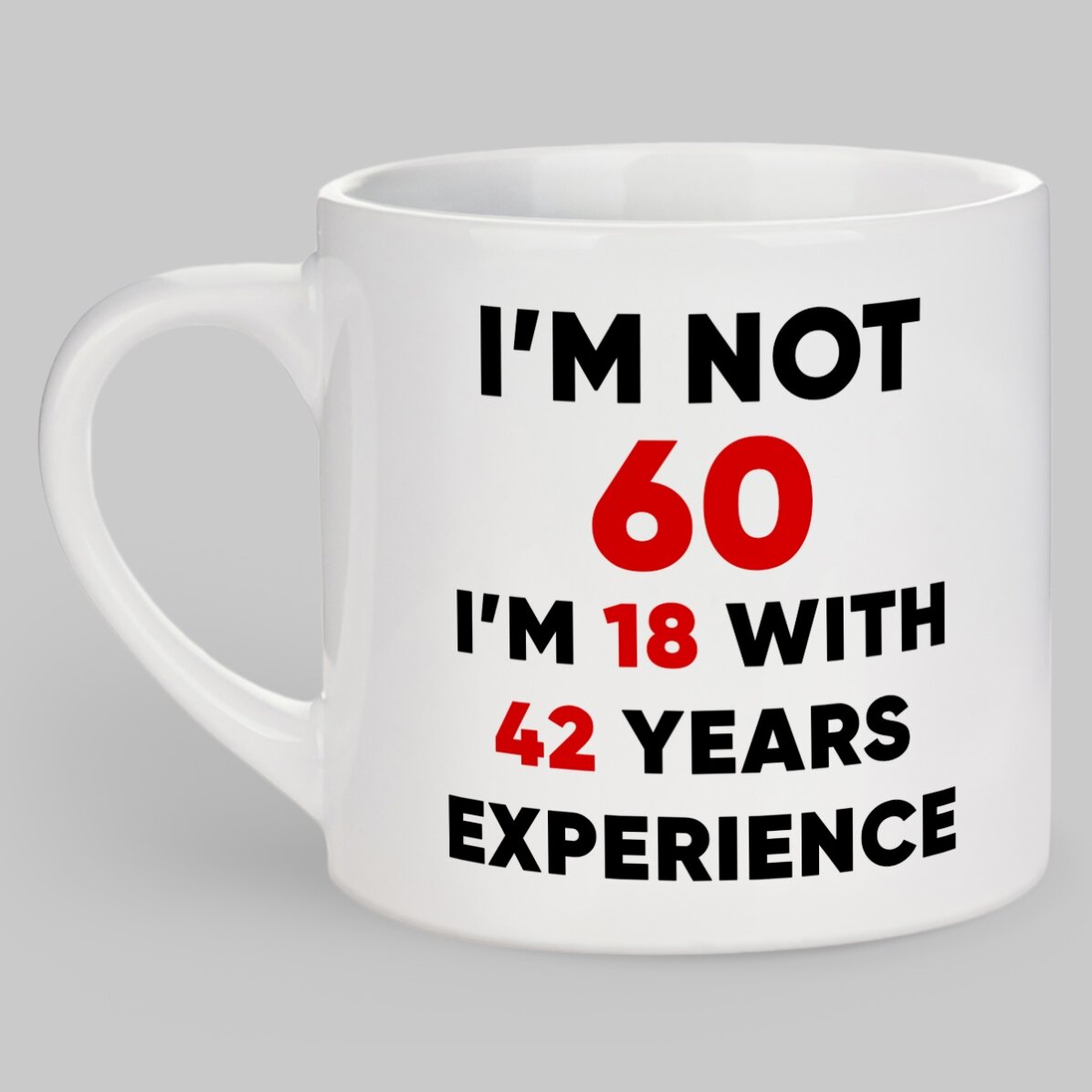 Cană espresso personalizată cu text - Happy Birthday!