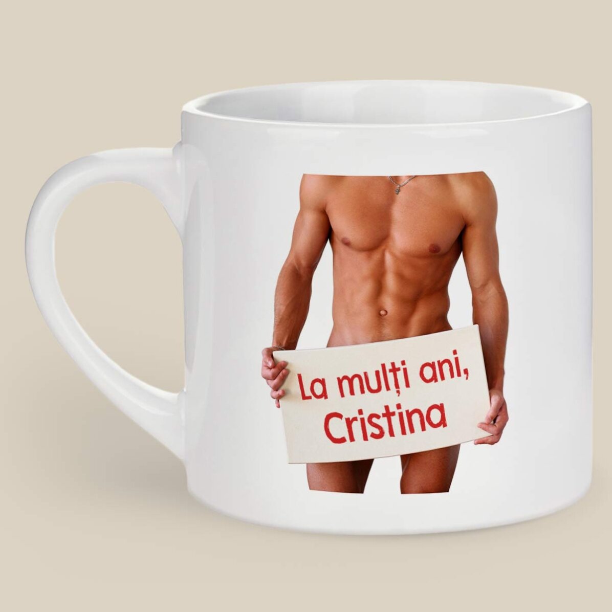 Cană espresso personalizată cu text - Hoooot