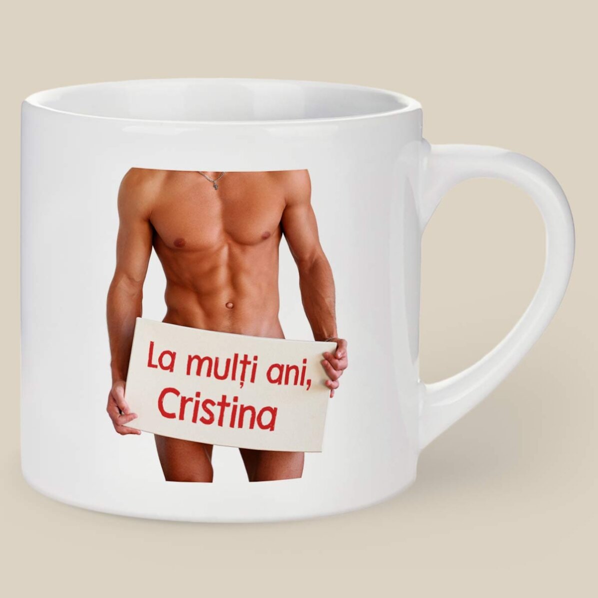 Cană espresso personalizată cu text - Hoooot