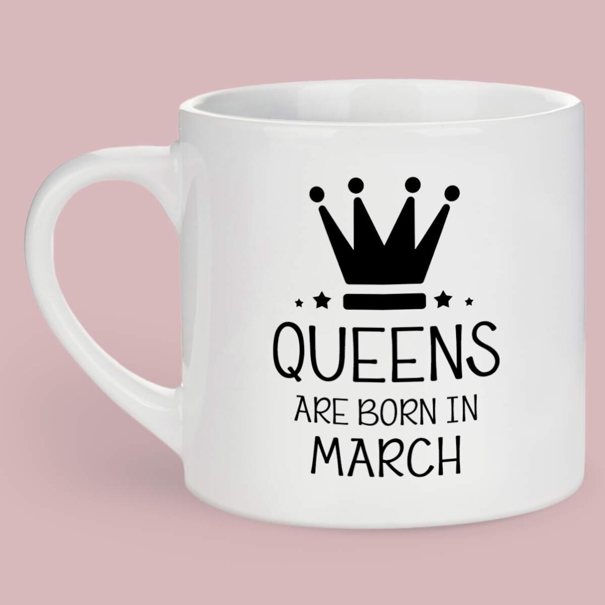 Cană espresso personalizată cu text - Queens