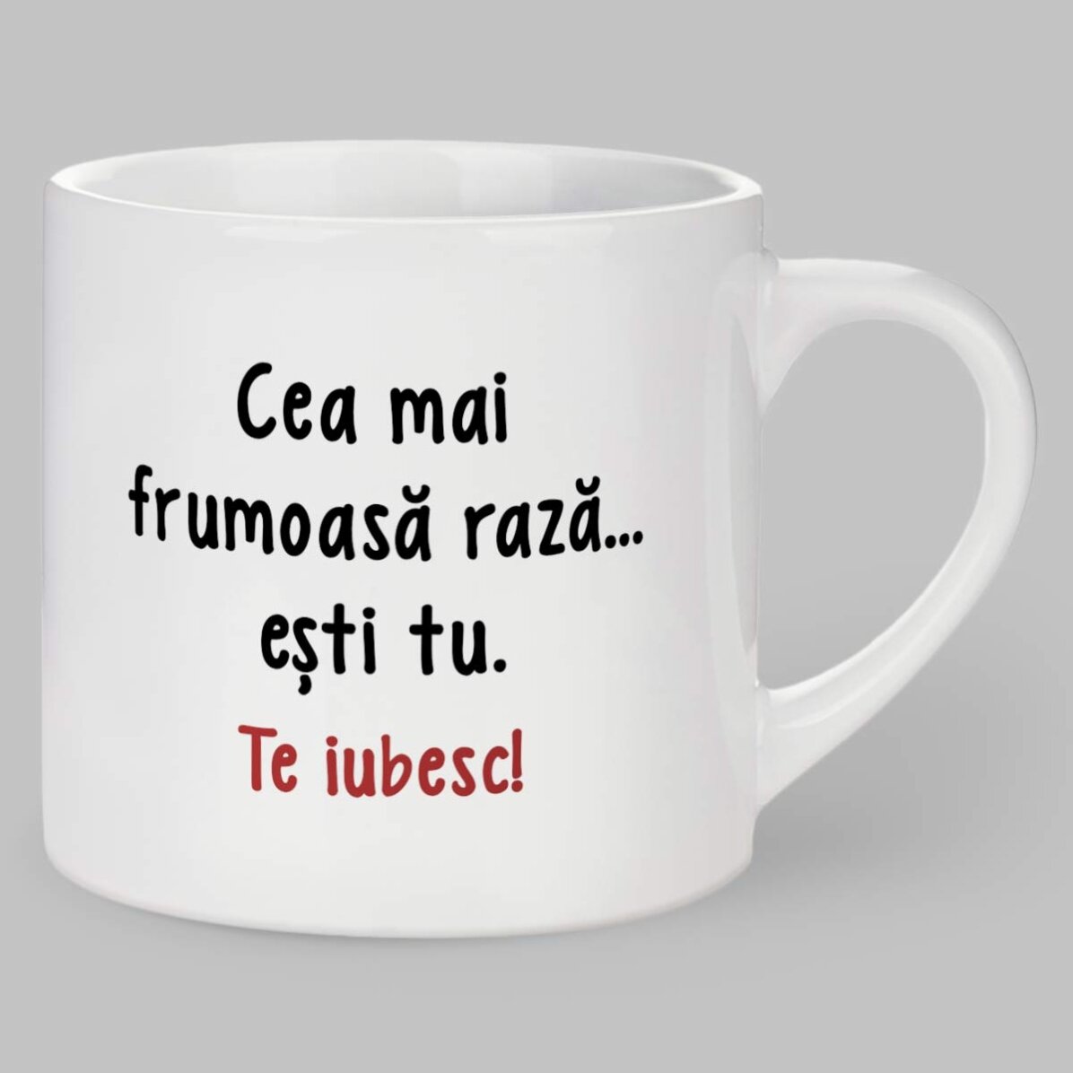 Cană espresso personalizată cu text - Sunshine